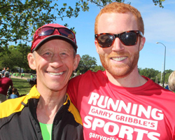 Photo of Keith Dowell and Grant Holmes at the Journey for Jo 5K in Topeka, KS, June 1.